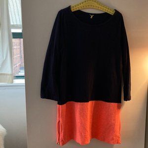 J Crew Dress with zipper detail Size XL